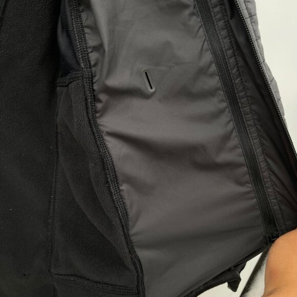 Lululemon Jacket FLEECY KEEN JACKET lll Reflective Winter Hoodie Black Size 8 - Picture 12 of 16